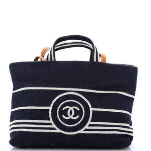 Chanel Large CC Shopping Tote Denim